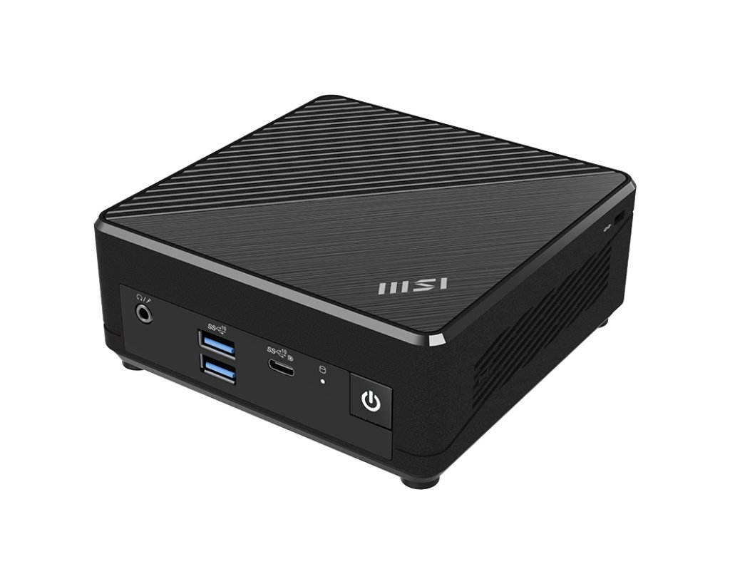 MSI Cubi N ADL 021US Intel® N100 4 GB DDR4-SDRAM 128 SSD Windows 11 Pro Mini PC Black CUBNADL021