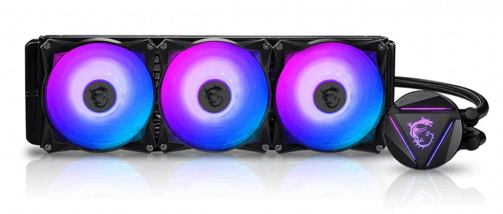 MSI MAG CORELIQUID 360R V2 Liquid CPU Cooler '360mm Radiator, 3x 120mm ARGB PWM Fan, lighting, CL360RV2