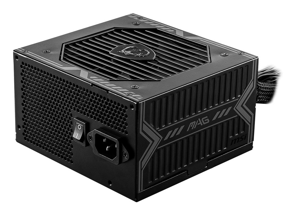 MSI MAG A550BN UK PSU '550W, 80 Plus Bronze certified, 12V Single-Rail, DC-to-DC Circuit, 120mm MAGA550BN