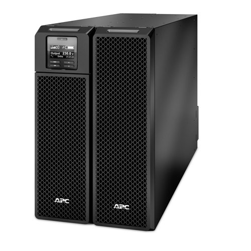 APC by Schneider Electric Smart-UPS On-Line, 8kVA/8kW, Tower, 230V 3:1 and 1:1, 6x C13+4x C19 IEC SRT8KXLI