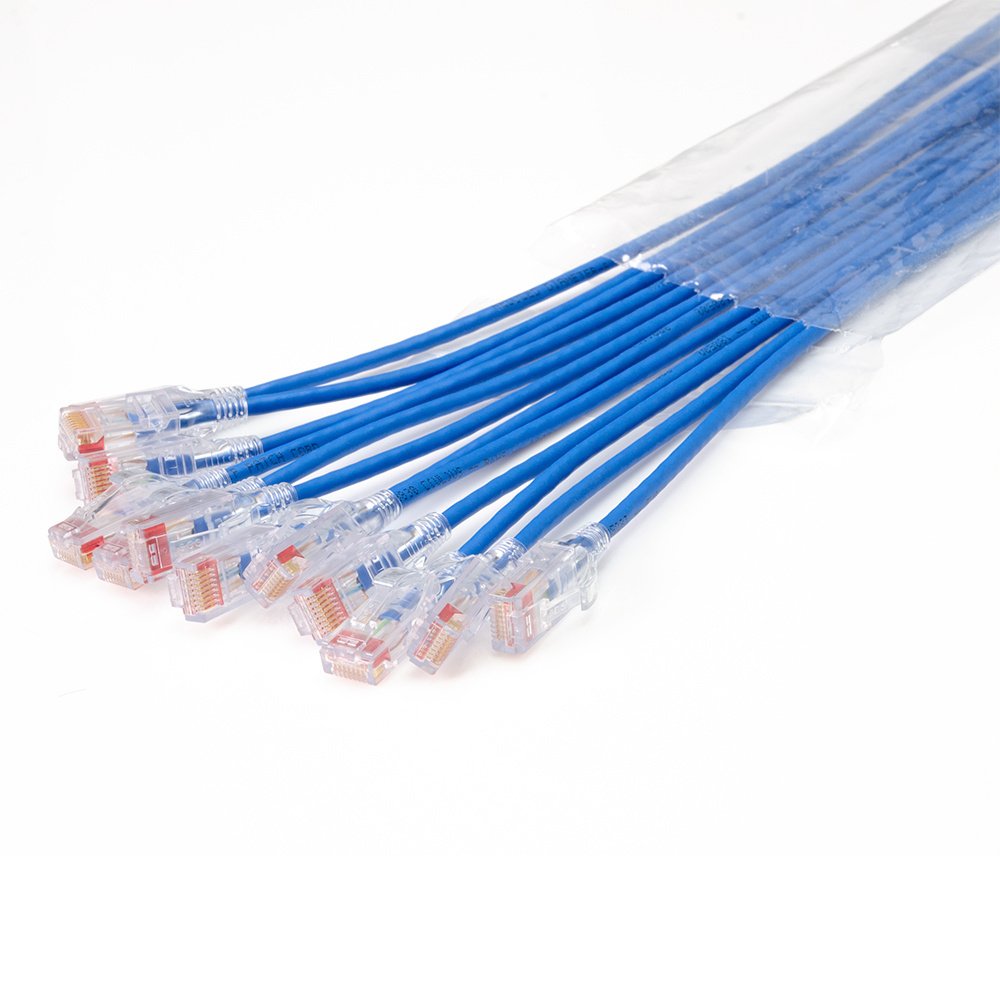 Legrand EZFPR6A09Q24-06 networking cable Blue 2.7 m Cat6a Round