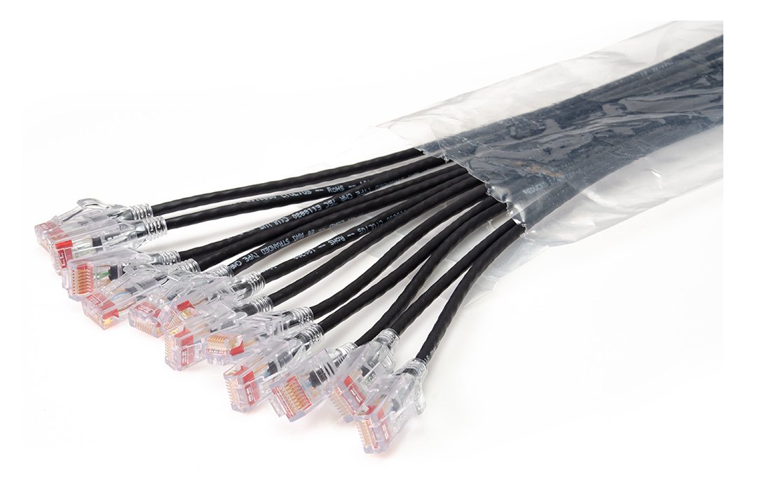 Legrand EZFPR6A03Q24-00 networking cable Black 1 m Cat6a Round