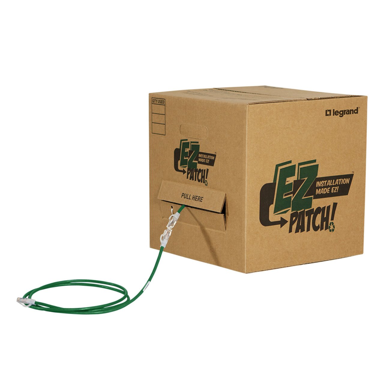 Legrand EZC5E15Q25-05 networking cable Green 4.5 m Cat5e U/UTP (UTP) Round