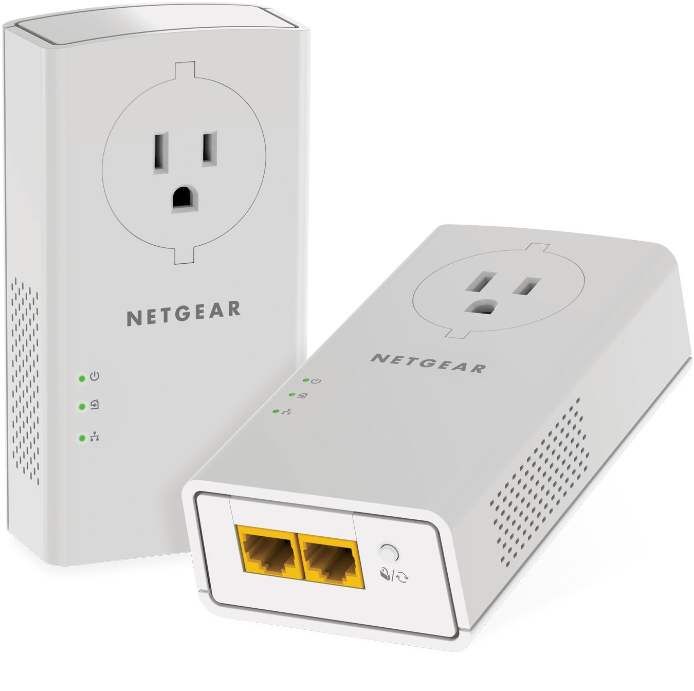 NETGEAR Powerline 2000 + Extra Outlet Mbit/s Ethernet LAN White 1 pc(s) PLP2000-100PAS