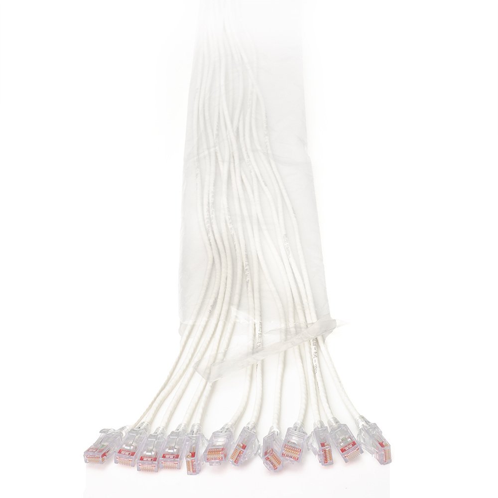 Legrand EZFPR607Q24-09 networking cable White 2.1 m Cat6 Round