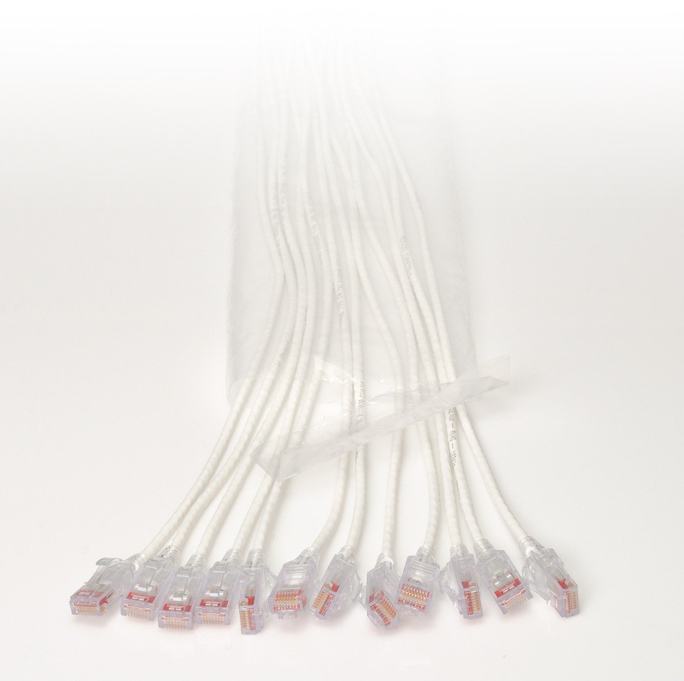 Legrand EZ Patch networking cable White 2.13 m Cat6a Round EZFPR6A07Q12-09