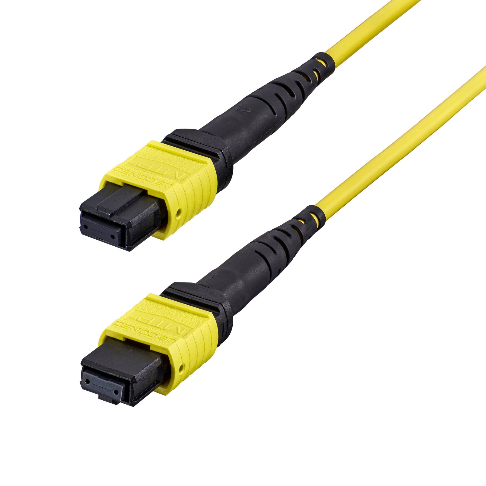 StarTech.com 2m (6ft) MTP®/MPO Fiber Optic Cable, 12F Type-A, OS2 Single Mode MTP/APC Female Patch OS2MTP12AOFNP2M