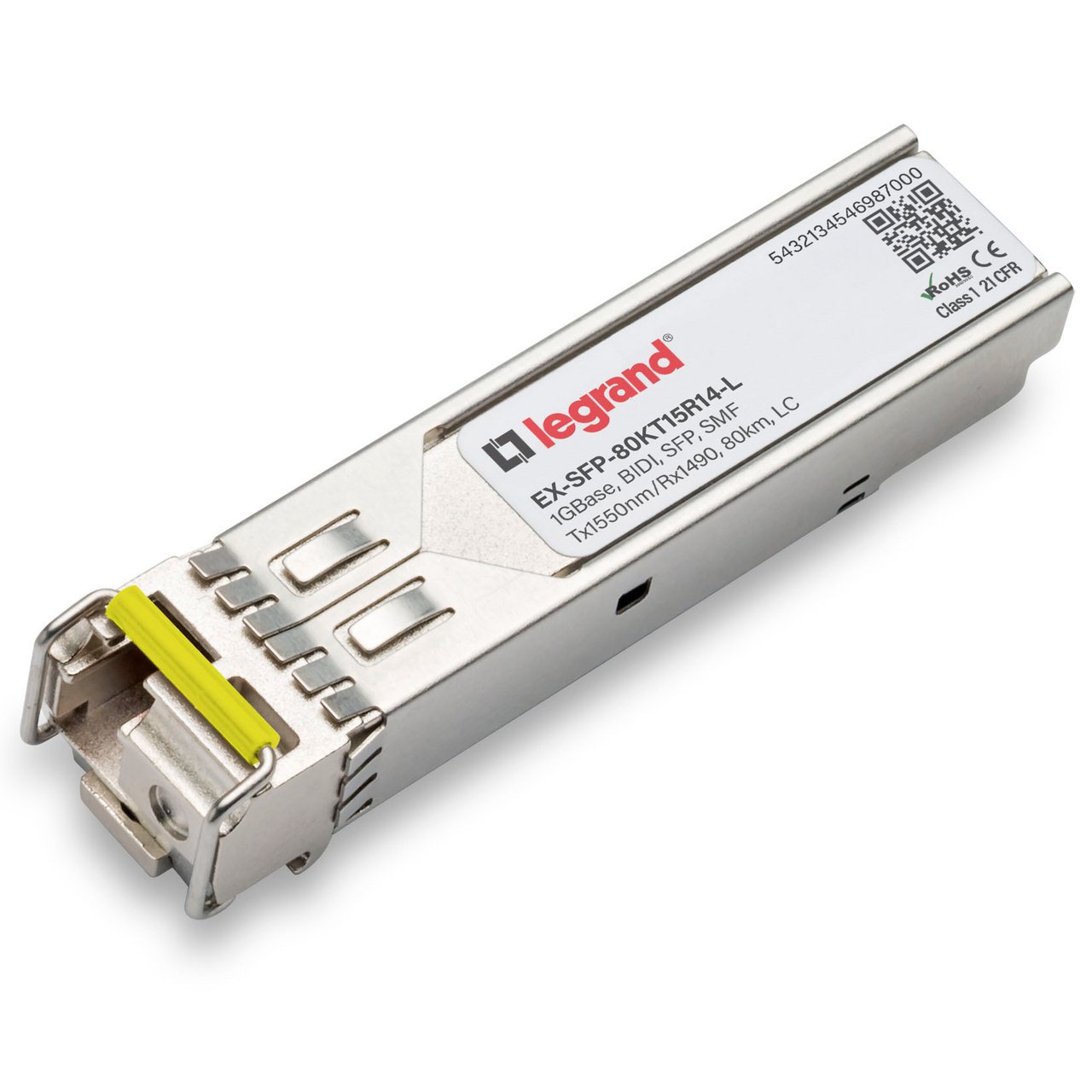 Legrand EX-SFP-80KT15R14-L network transceiver module Fiber optic 1000 Mbit/s
