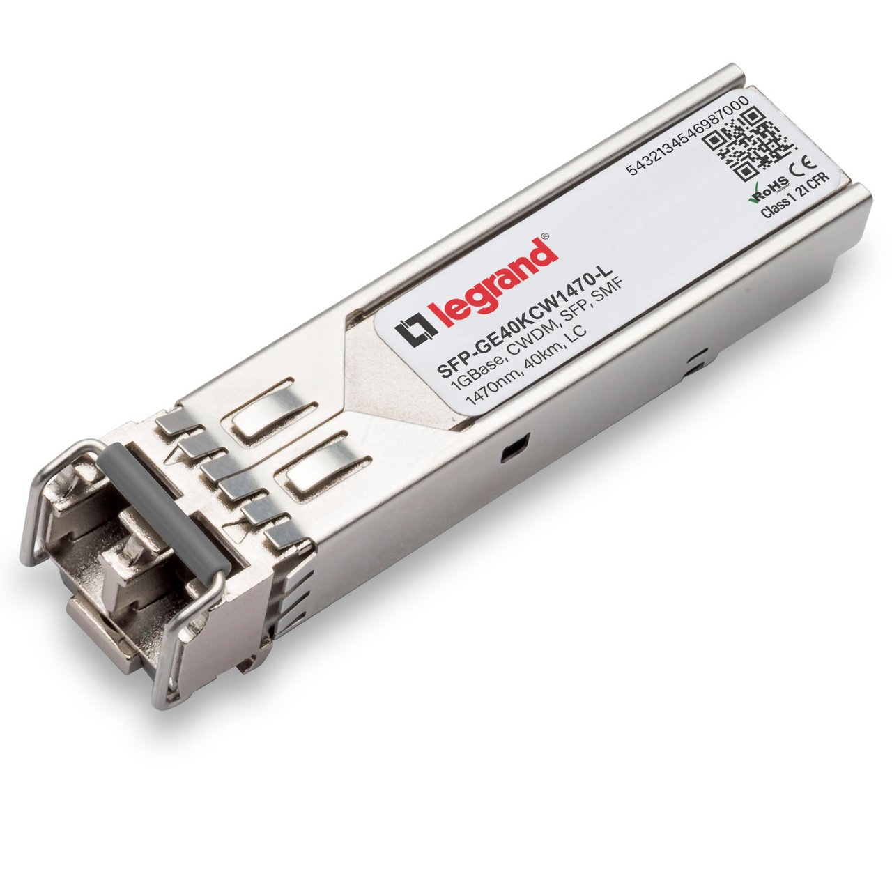 Legrand SFP-GE40KCW1470-L network transceiver module Fiber optic 1000 Mbit/s 1470 nm