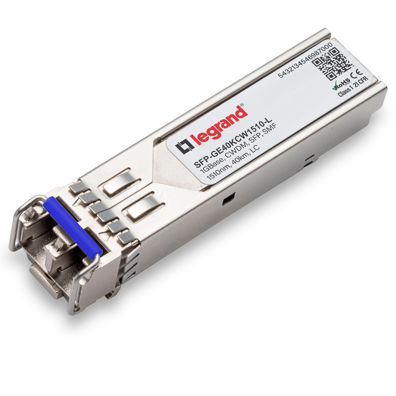 Legrand SFP-GE40KCW1510-L network transceiver module Fiber optic 1000 Mbit/s 1510 nm