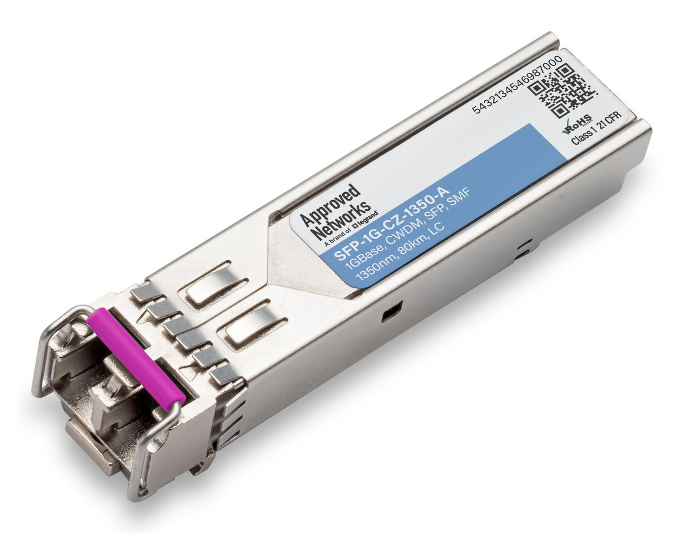 Legrand SFP-1G-CZ-1350-A network transceiver module Fiber optic 1250 Mbit/s 1350 nm
