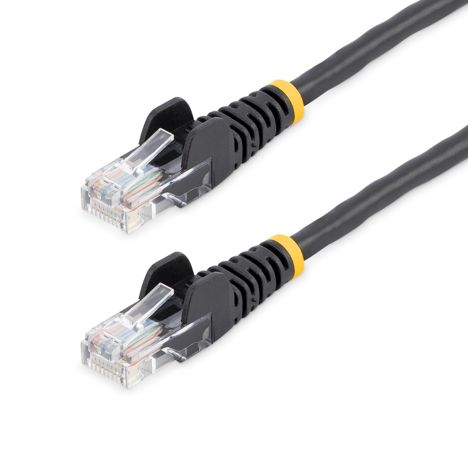 StarTech.com Cat5e Patch Cable with Snagless RJ45 Connectors - 25 ft, Black 45PATCH25BK