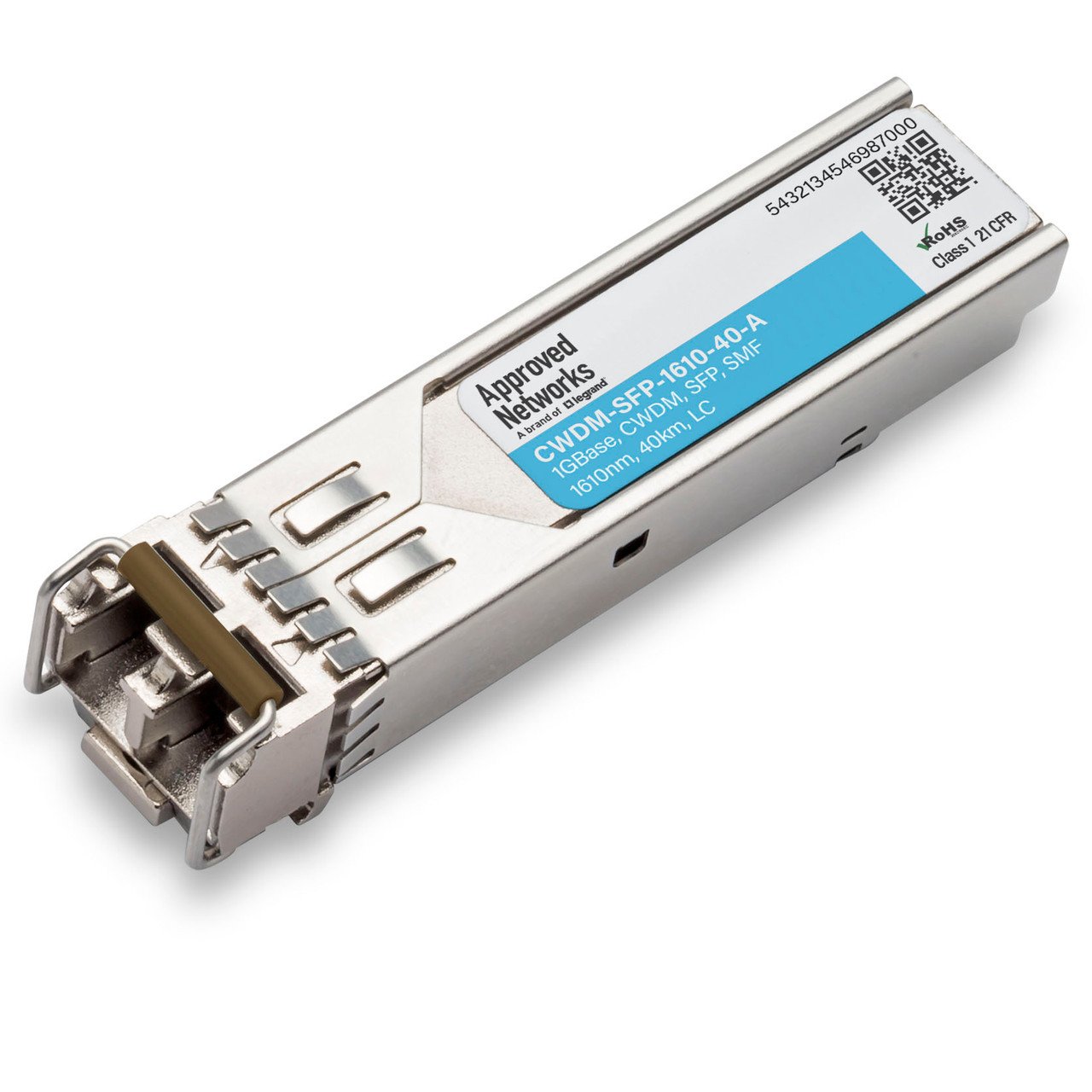 Legrand CWDM-SFP-1610-40-A network transceiver module Fiber optic 1250 Mbit/s 1610 nm
