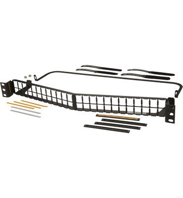 Legrand High Density HDJ 24 Port Unloaded Flat Patch Panel 1RU Black PHDHJU24