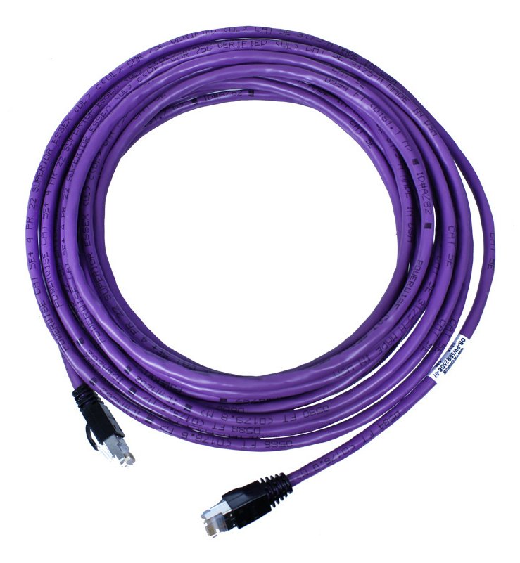 Legrand Powerwise networking cable Purple 15.24 m Cat5e U/UTP (UTP) Round PW5EP50DB-07