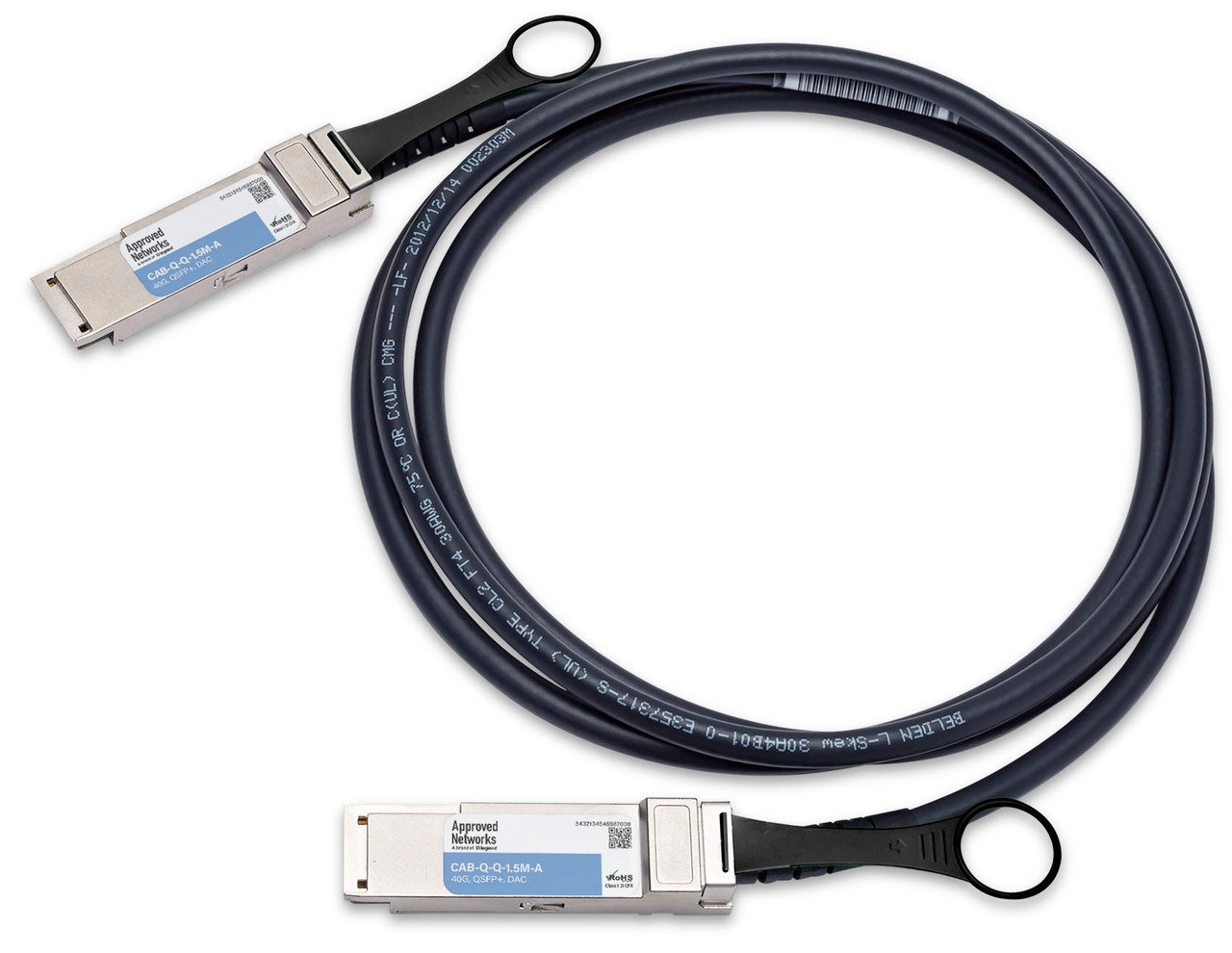 Legrand CAB-Q-Q-1.5M-A InfiniBand/fibre optic cable QSFP+ Twinax Black