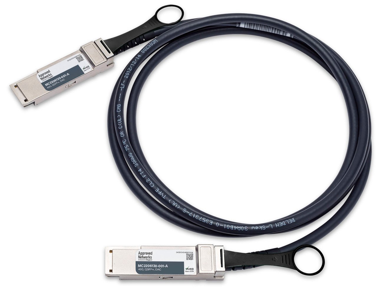 Legrand MC2206130-001-A InfiniBand/fibre optic cable 1 m QSFP+ Twinax Black