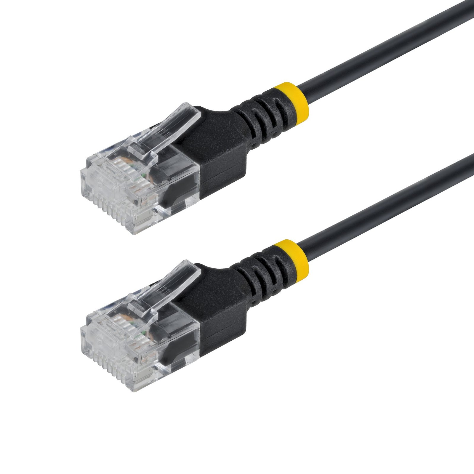 StarTech.com 14ft Black Ultra Slim Cat6A Ethernet Cable, UTP, Pure Bare Copper Wire, 34AWG RJ45 N6APATUTP34BKS-14FT