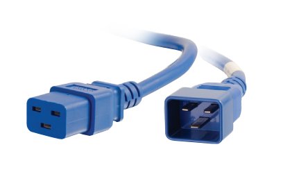 Legrand 17750 power cable Blue 3 m C20 coupler C19