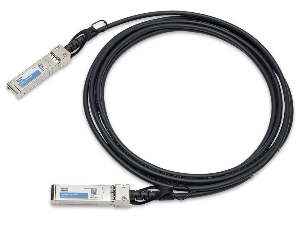 Legrand SFP-25GB-DACP InfiniBand/fibre optic cable 1 m SFP28 DAC Black CAB-S-S-25G-1M-A