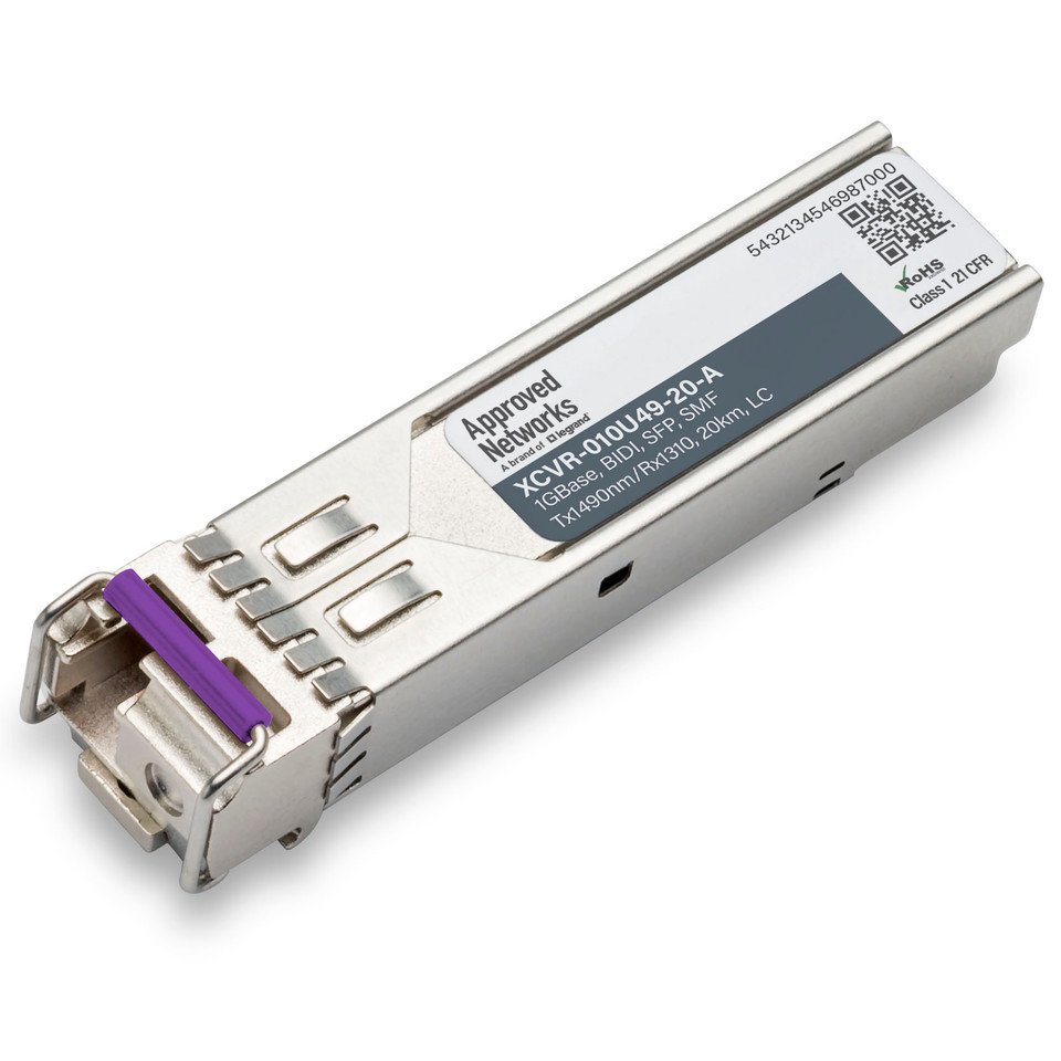 Legrand XCVR-010U49-20-A network transceiver module Fiber optic 1250 Mbit/s SFP