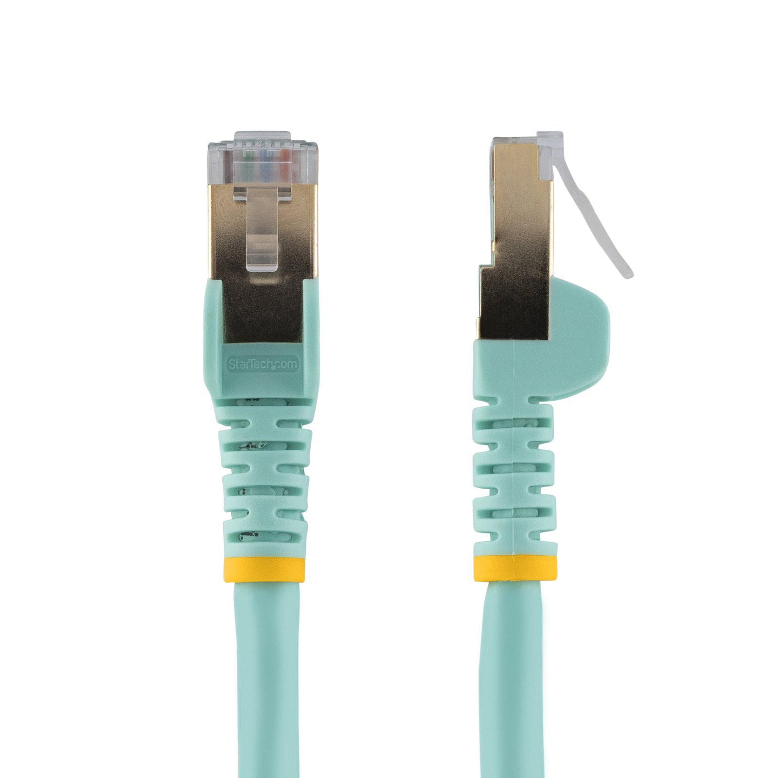 StarTech.com 2ft CAT6a Ethernet Cable - 10 Gigabit Shielded Snagless RJ45 100W PoE Patch Cord - C6ASPAT2AQ