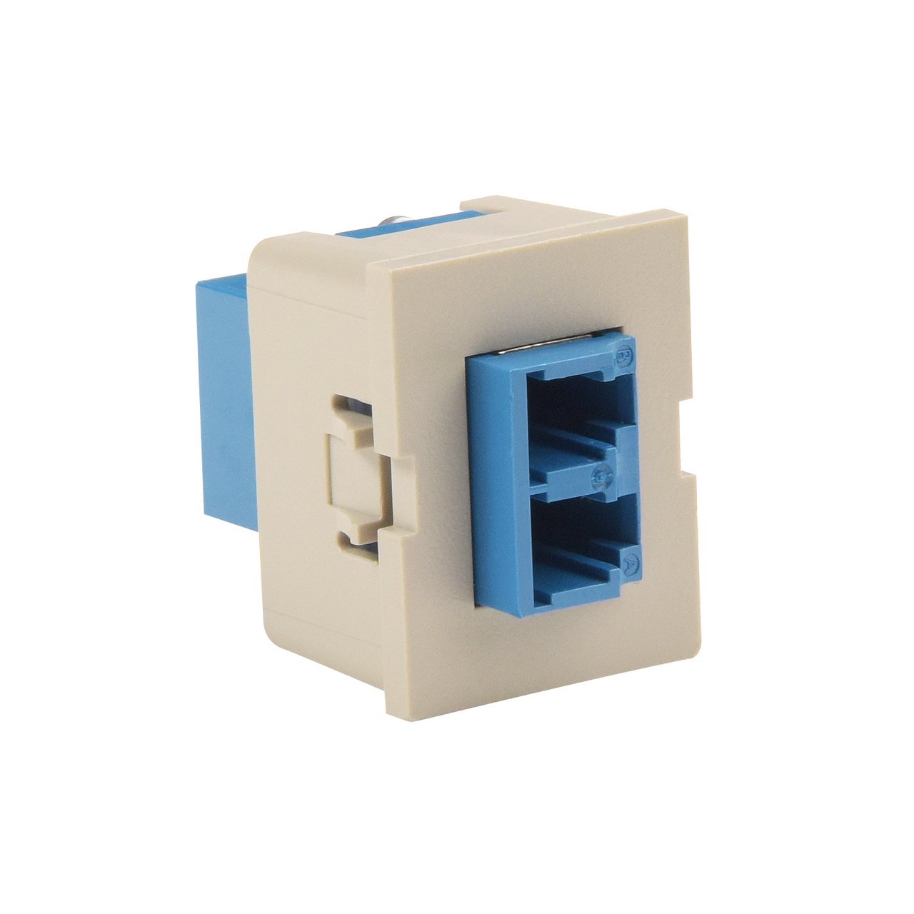 Legrand 63700076-68 fibre optic adapter LC Blue, Light grey