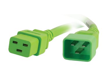 Legrand 17741 power cable Green 1.8 m C20 coupler C19