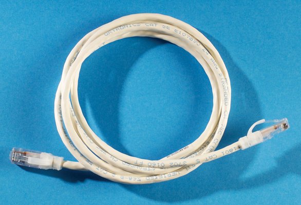 Legrand Clarity CAT5E Modular Patch Cord, 25 ft, White MC5E25-09