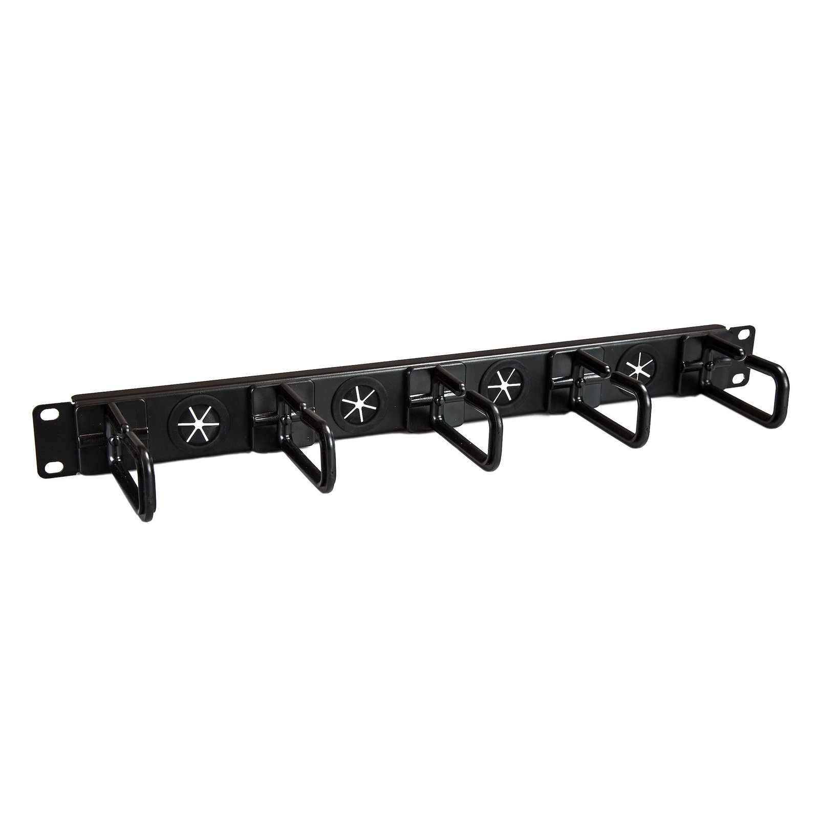 StarTech.com 1U 19" Cable Management Organizer - D Ring Hook Network/Server Rack Cord Manager - CABLMANAGERH