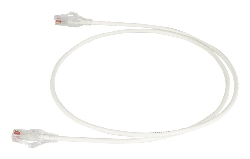 Legrand 28AWG Reduced diameter C6A/10G channel cord White 1FT RDC61001-09