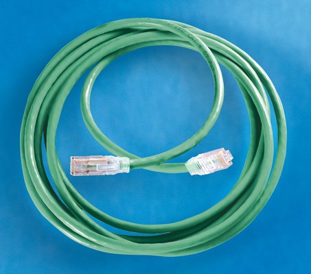 Legrand Clarity CAT5E Modular Patch Cord, 8 ft, Green MC5E08-05