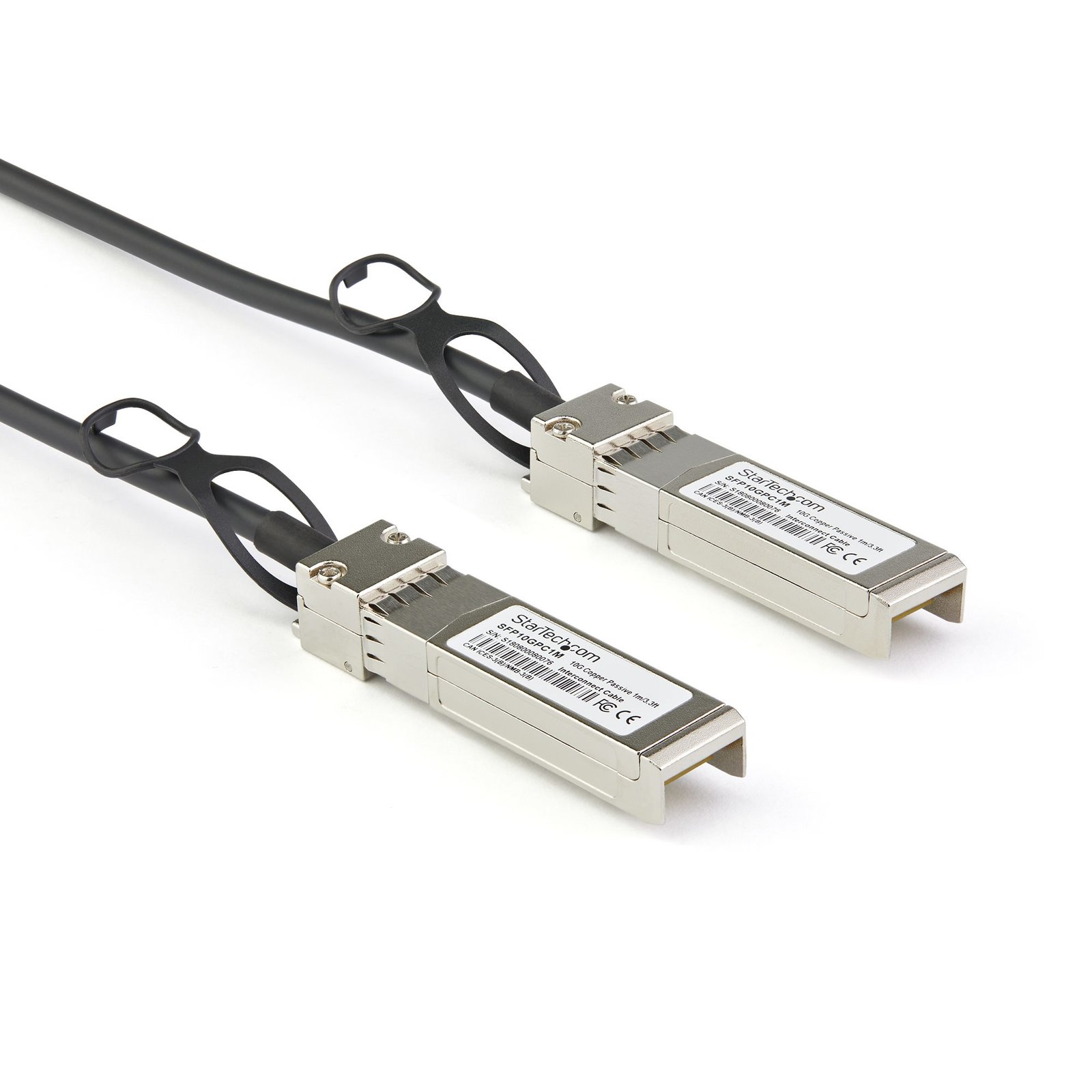 StarTech.com Dell EMC DAC-SFP-10G-1M Compatible 1m 10G SFP+ to Direct Attach Cable Twinax - 10GbE DACSFP10G1M