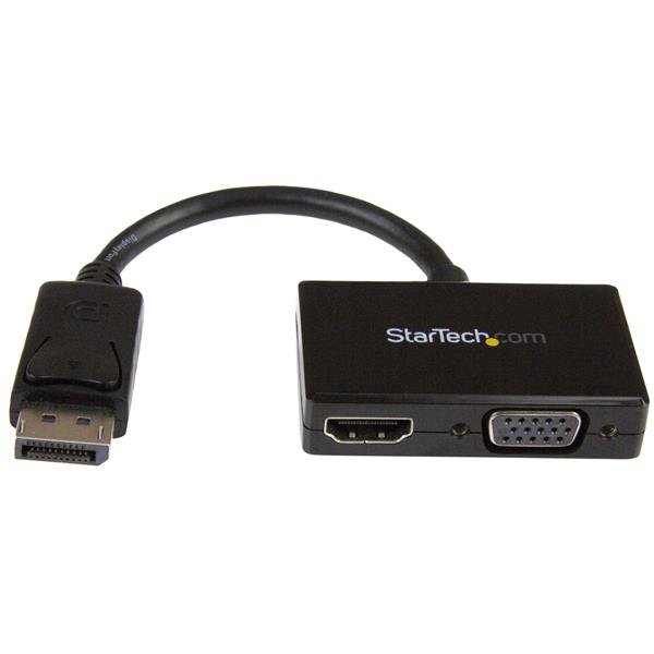Startech Canada StarTech.com Travel A/V Adapter: 2-in-1 DisplayPort to HDMI or VGA DP2HDVGA
