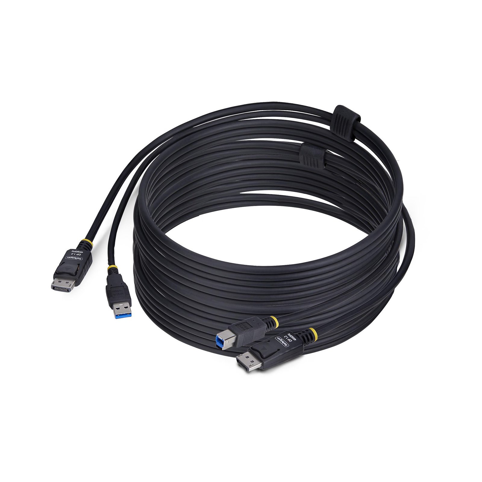 StarTech.com 10ft (3m) DisplayPort and USB 5Gbps KVM Cable, 4K 60Hz, Universally Compatible DP DU12210-KVM-CABLE