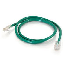 Legrand Q-Series Patch Cords, CAT5E, Non-Booted, Green, 1 FT 560-120-001