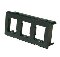 Legrand HD Furniture Adapter Plate, Holds 3 HDJ Modules, Black 421HDJ-00