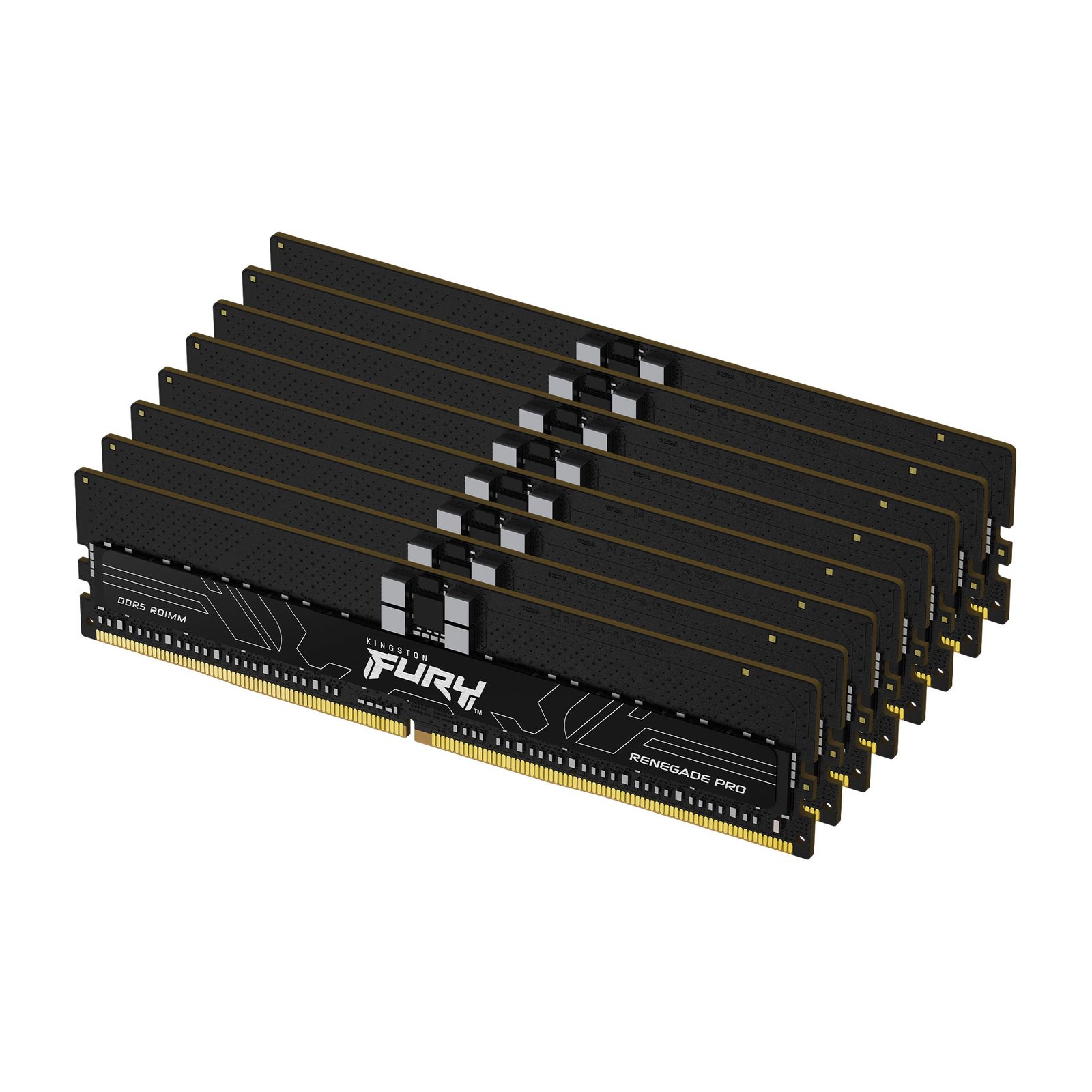 Kingston Technology FURY 256GB 6000MT/s DDR5 ECC Reg CL32 DIMM (Kit of 8) Renegade Pro XMP KF560R32RBK8-256