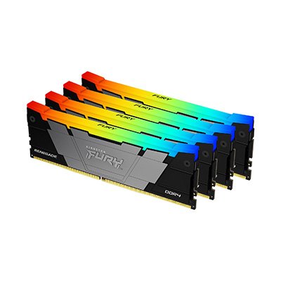 Kingston Technology FURY 32GB 3600MT/s DDR4 CL16 DIMM (Kit of 4) Renegade RGB KF436C16RB2AK4/32