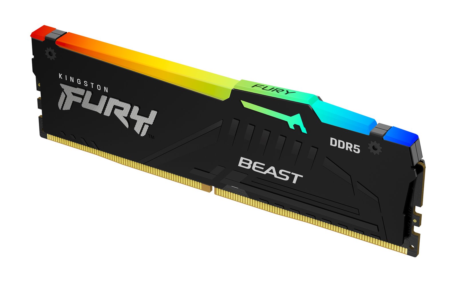 Kingston Technology FURY Beast 8GB 4800MT/s DDR5 CL38 DIMM Black RGB KF548C38BBA-8