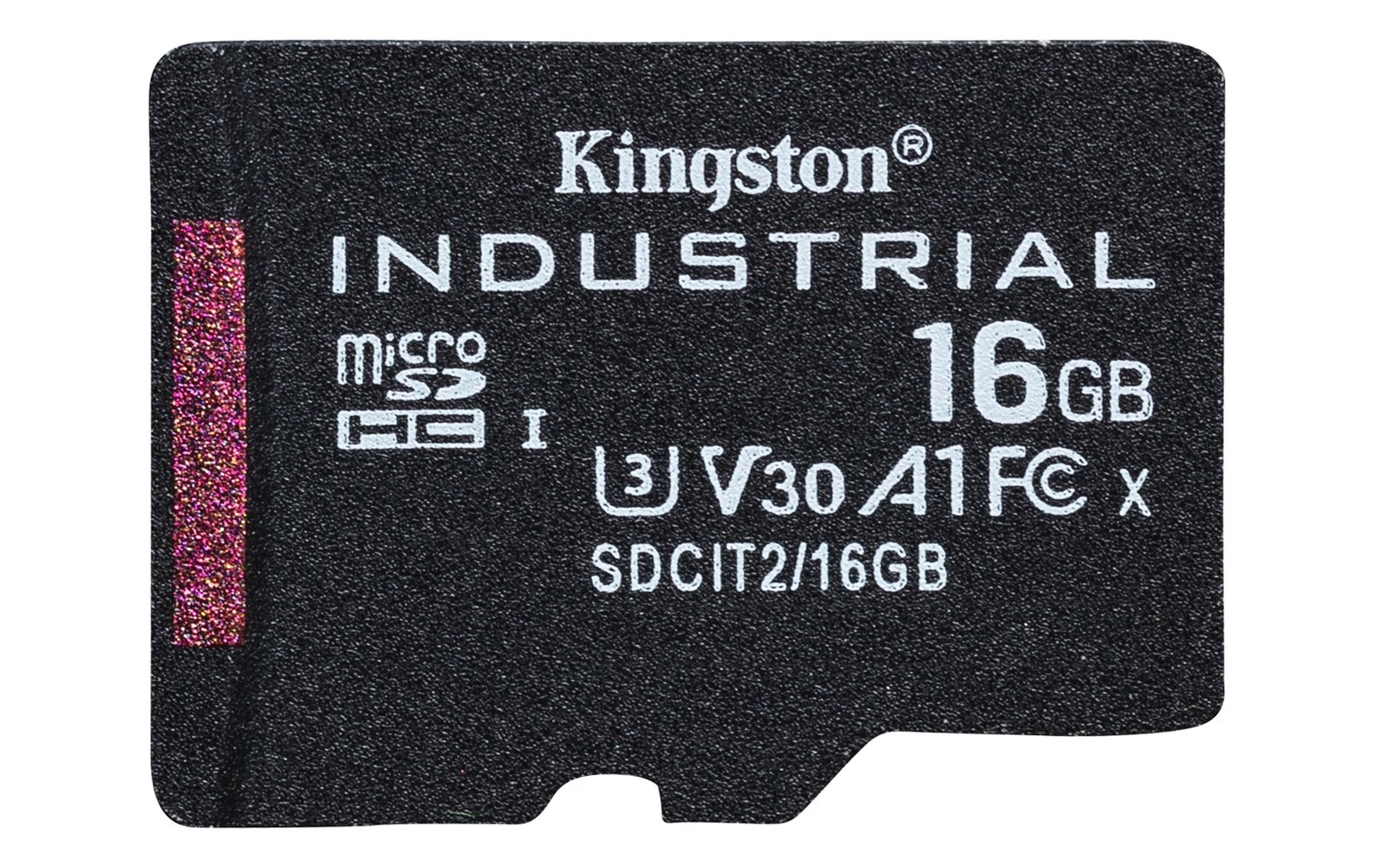 Kingston Technology 16GB microSDHC Industrial C10 A1 pSLC Card Single Pack w/o Adapter SDCIT2/16GBSP