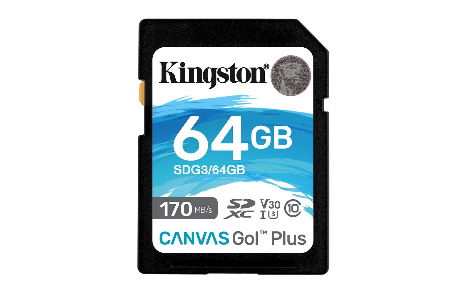 Kingston Technology Canvas Go! Plus 64GB SDXC 170R C10 UHS-I U3 V30 SDG3/64GB