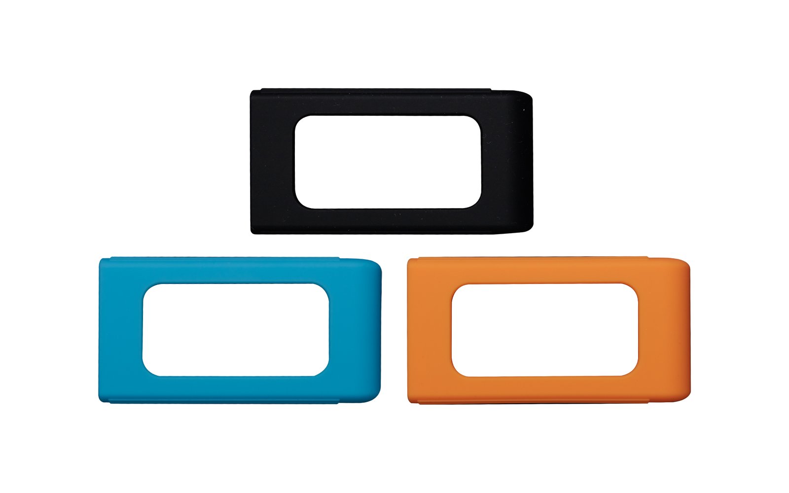 Kingston Technology XS SSD Rubber Sleeve 3 Pack – Black, Blue, Orange SNA-XSR1-3P