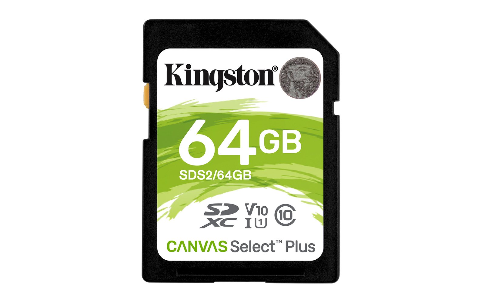 Kingston Technology 64GB SDXC Canvas Select Plus 100R C10 UHS-I U1 V10 SDS2/64GB