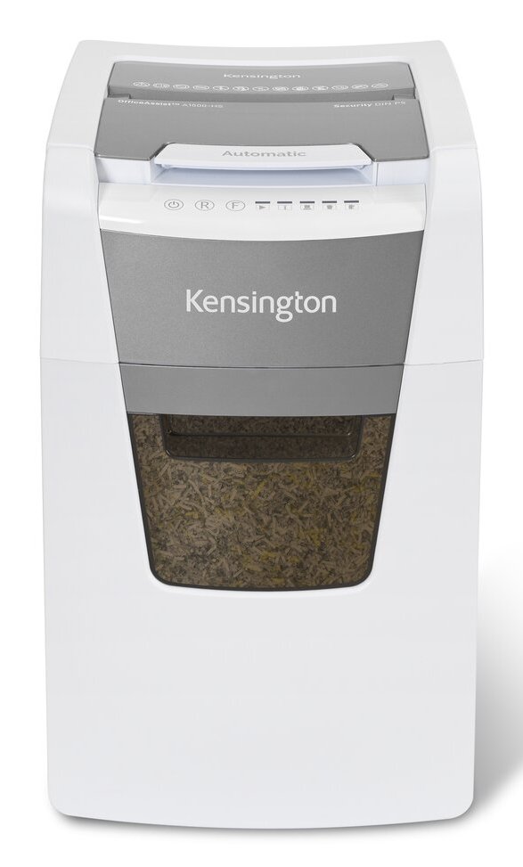 Kensington OfficeAssist A1500 paper shredder Micro-cut shredding 55 dB Grey, White K52050AM
