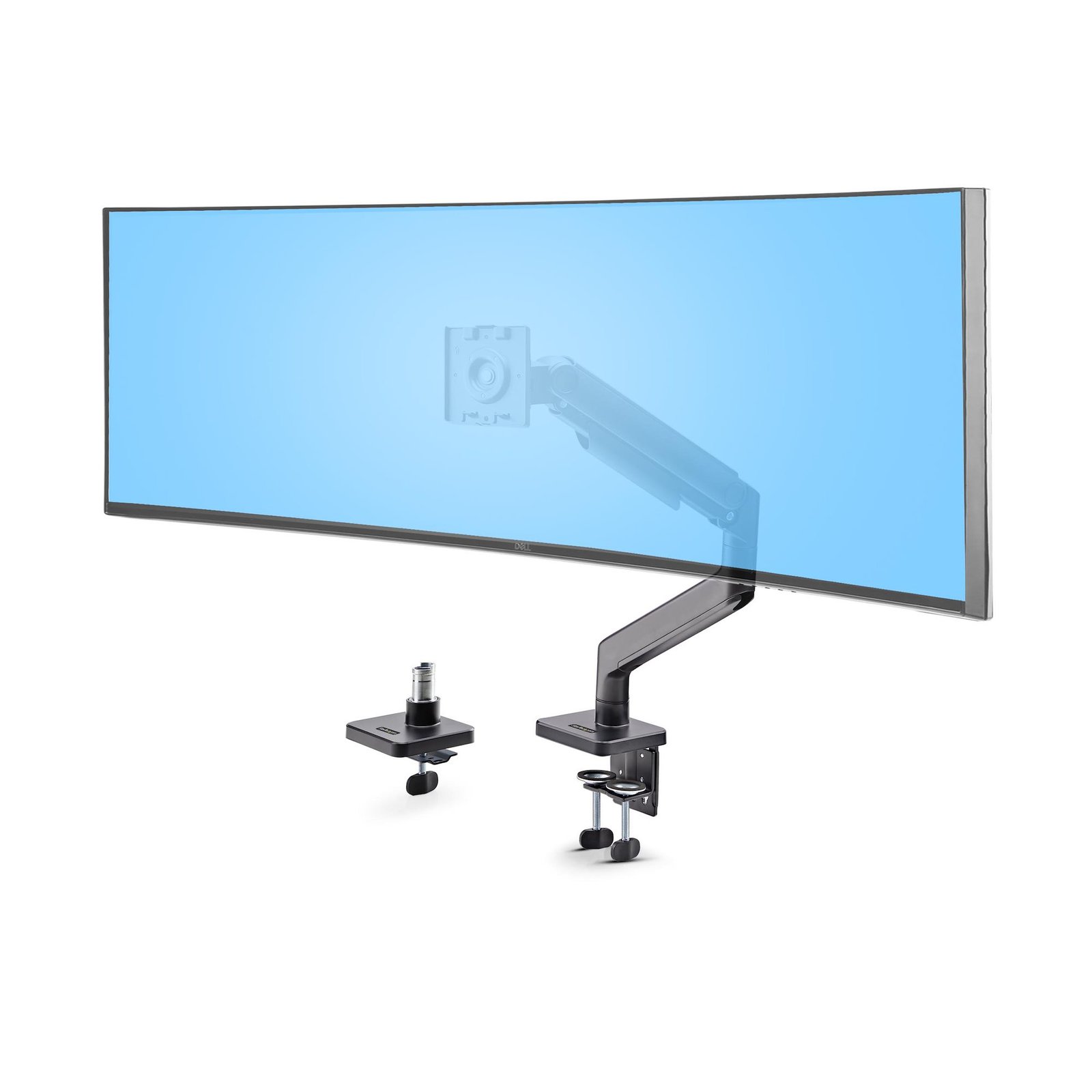 Startech Canada StarTech.com Monitor Desk Mount for up to 49in 32:9 Ultrawide Curved Screens, H1M1AG1-MONITOR-ARM