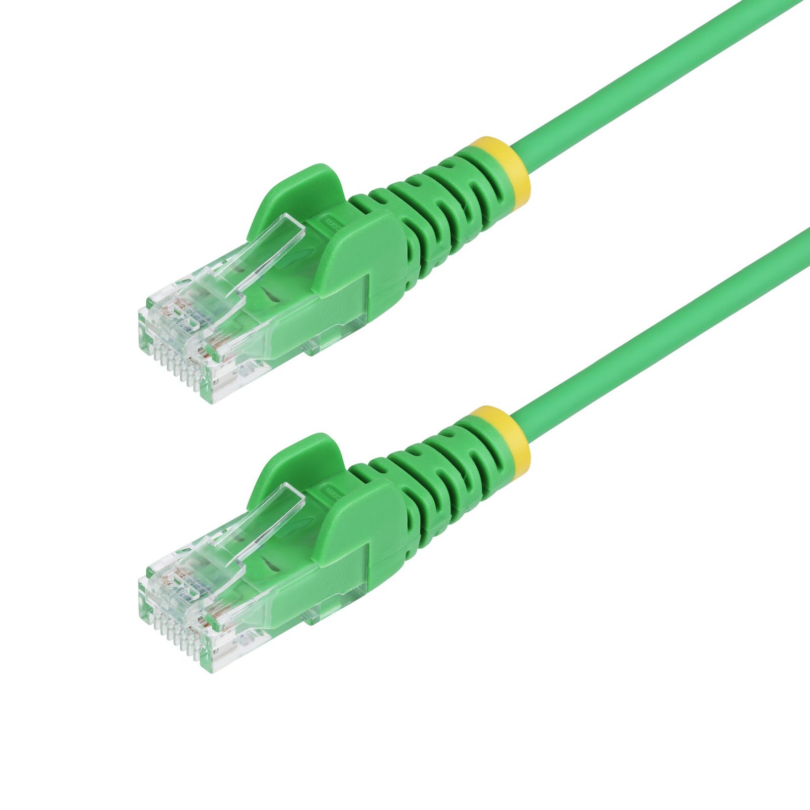 StarTech.com 30ft Green Slim CAT6 Ethernet Cable, Snagless, 100W PoE, UTP, LSZH, 28AWG Pure Bare N6PAT30GNS