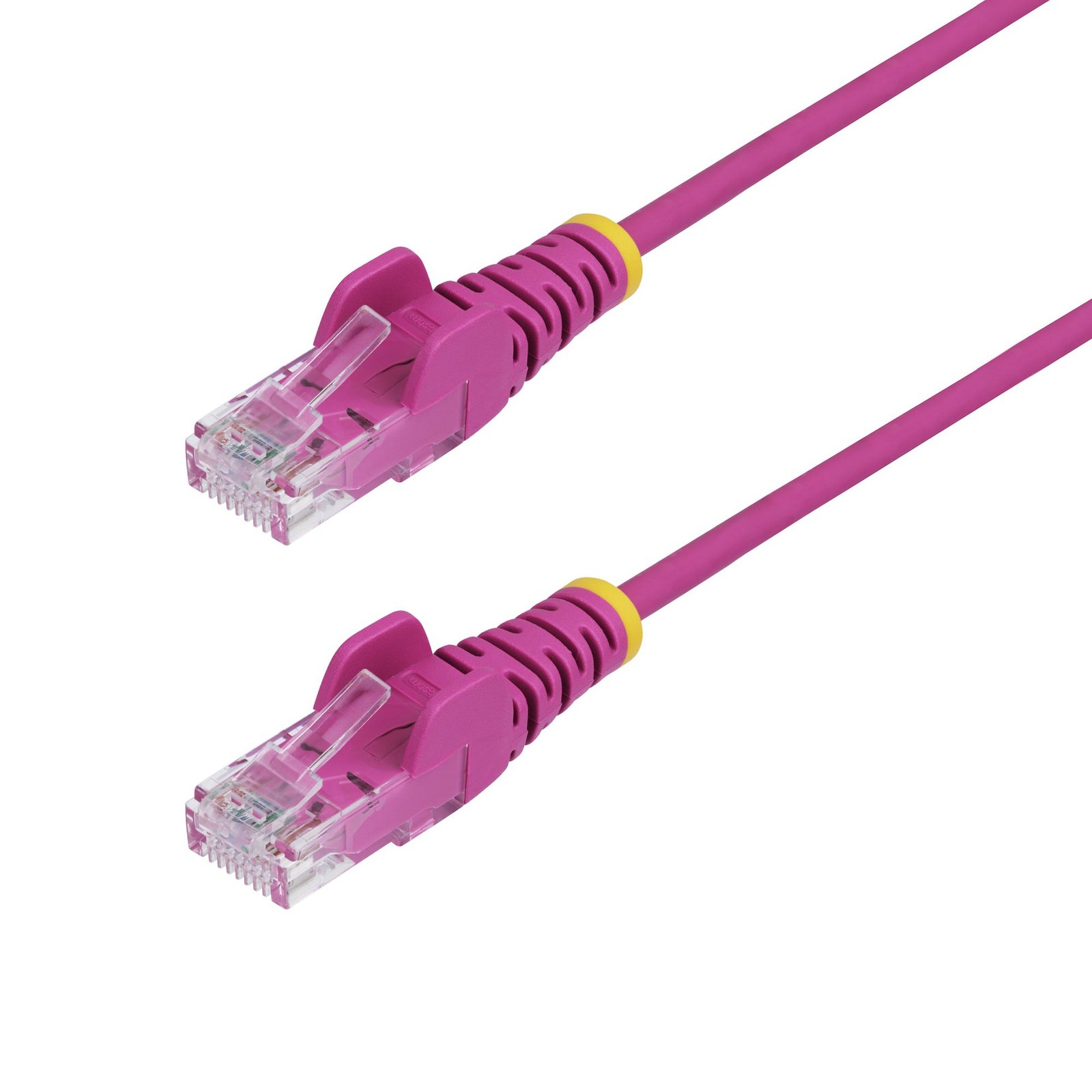 StarTech.com 7ft Pink Slim CAT6 Ethernet Cable, Snagless, 100W PoE, UTP, LSZH, 28AWG Pure Bare N6PAT7PKS