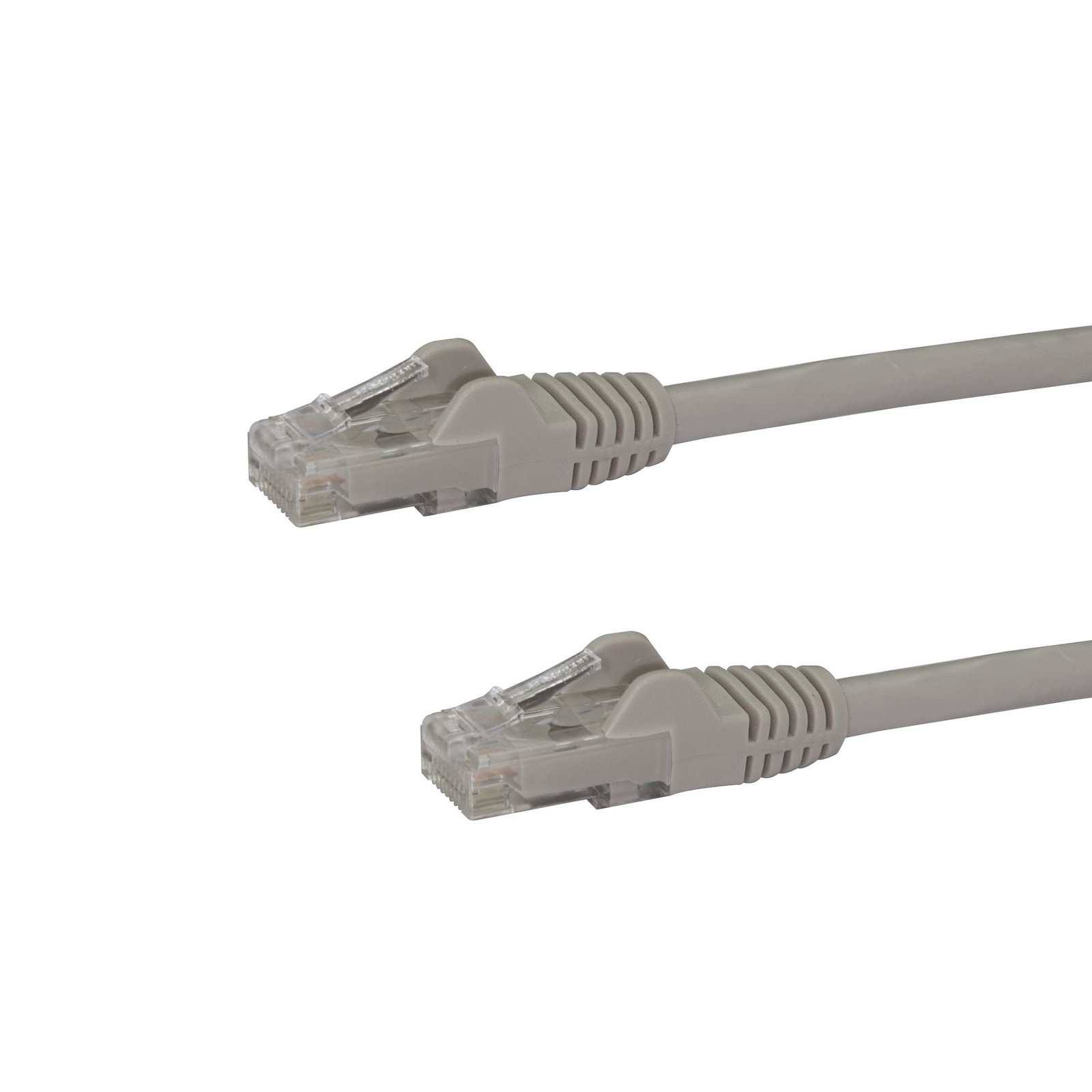 StarTech.com 14ft CAT6 Ethernet Cable - Gray CAT 6 Gigabit Wire -250MHz 100W PoE RJ45 UTP N6PATCH14GR