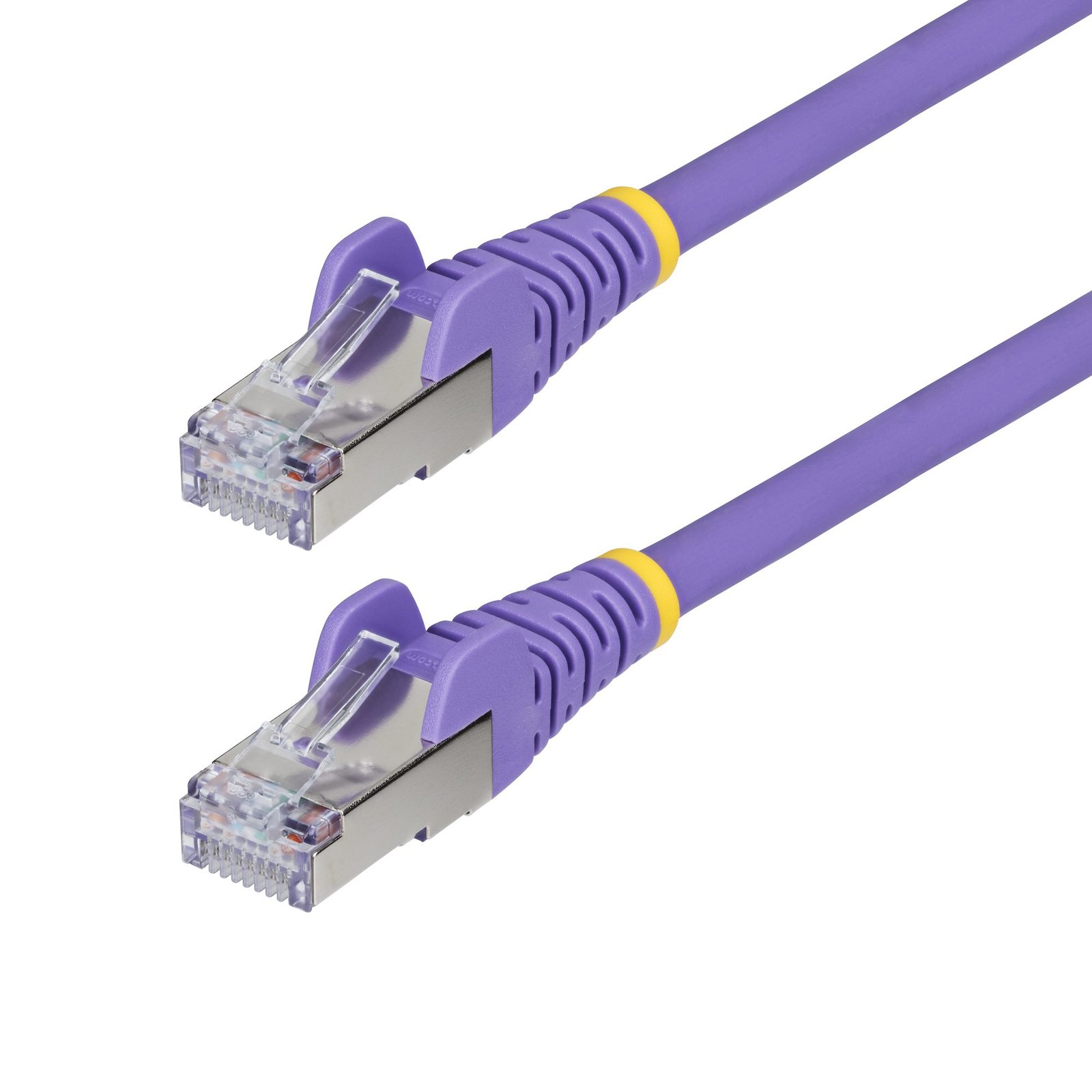 StarTech.com 7ft Purple CAT6a Ethernet Cable, Snagless RJ45, 10GbE, 100W PoE++, S/FTP, LSZH, 27AWG NLPL-7F-CAT6A-PATCH